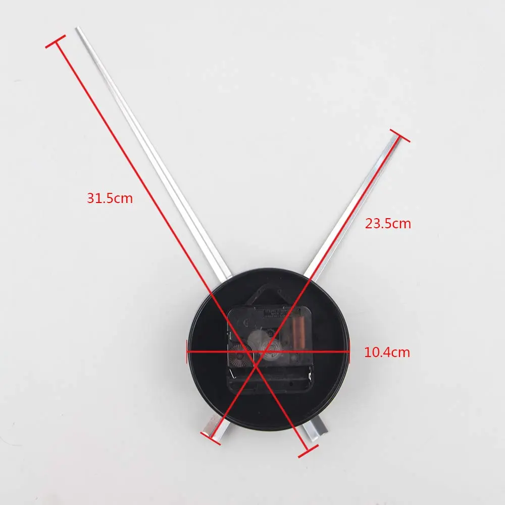 Timelike Large Wall Clock Hands DIY Kit Black | 31.5cm (12.4") Minute Hand - view 2