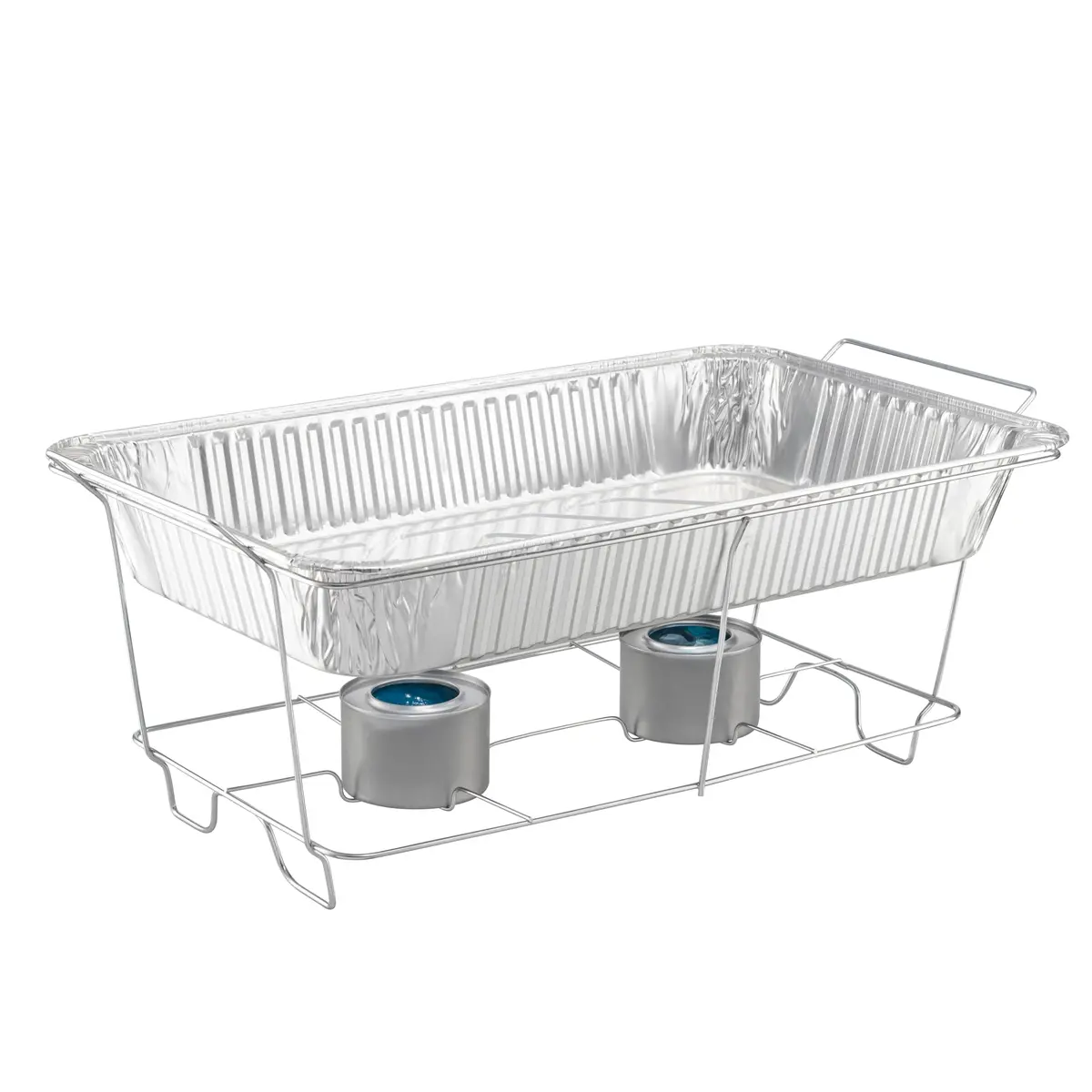 Tiger Chef Disposable Chafing Dishes for Buffet Set - Full-Size Disposable Wire Chafer Stand Kit - 30-Piece Catering Set for Parties Includes Chafer Pans Disposable Serving Utensils | Cost-Effective Buffet Solution - view 3