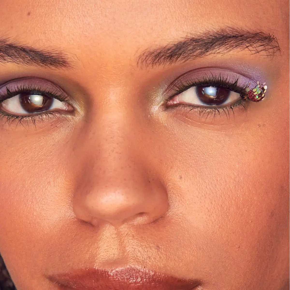 FALSCARA WICKED: FOR GOOD False Eyelashes 8-10mm | Natural Volume with Purple Glitter - view 8