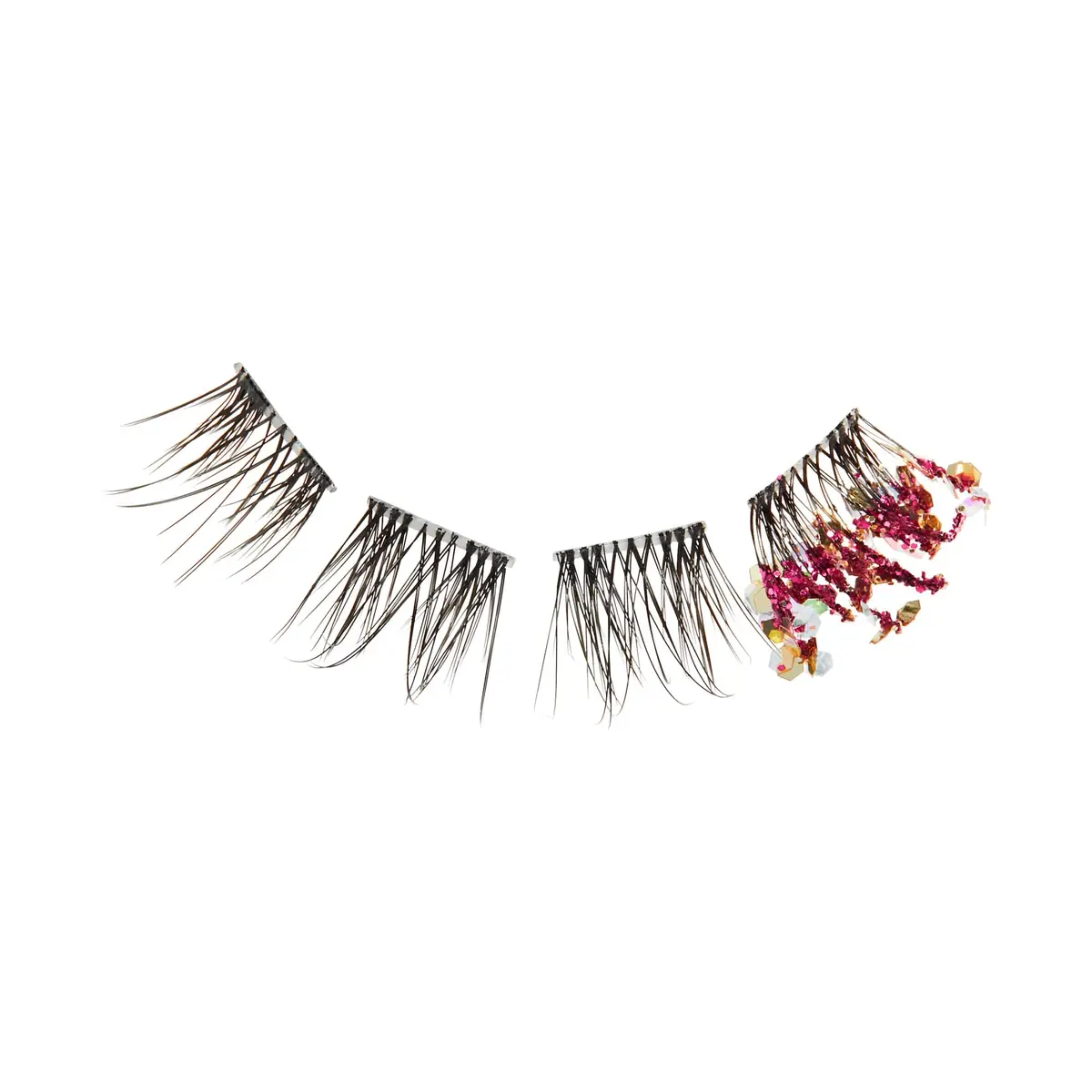 FALSCARA WICKED: FOR GOOD False Eyelashes 8-10mm | Natural Volume with Purple Glitter - view 9