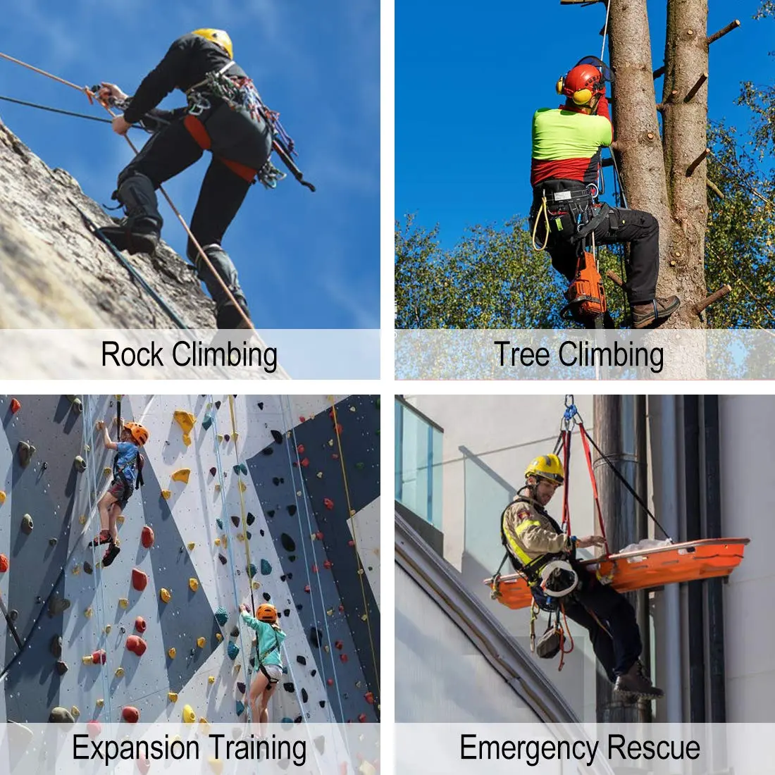 NewDoar Foot Ascender Loop for Climbing Tree Arborist Black | Enhance Rope Climbing Efficiency - view 7