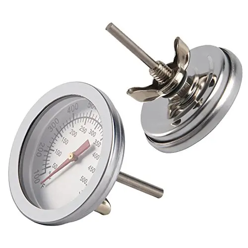 YOTOM BBQ Thermometer 2-Pack | Stainless Steel Grill Temp Gauges for Smoker & Oven - view 8