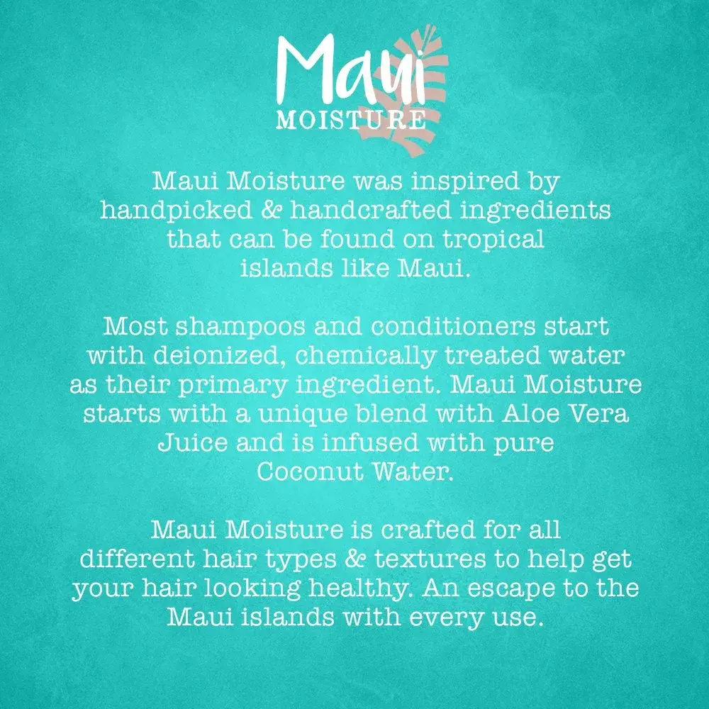 Maui Moisture Smooth & Repair + Vanilla Bean Conditioner 384ml (13 Fl Oz) | Hydrates Curly Hair - view 7