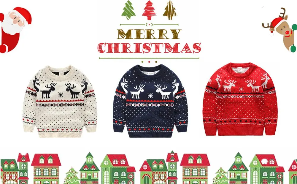 MULLSAN Children's Fireplace Lovely Sweater For Christmas Best Gift 4T (1.5 Years) | Festive Holiday Apparel - view 7
