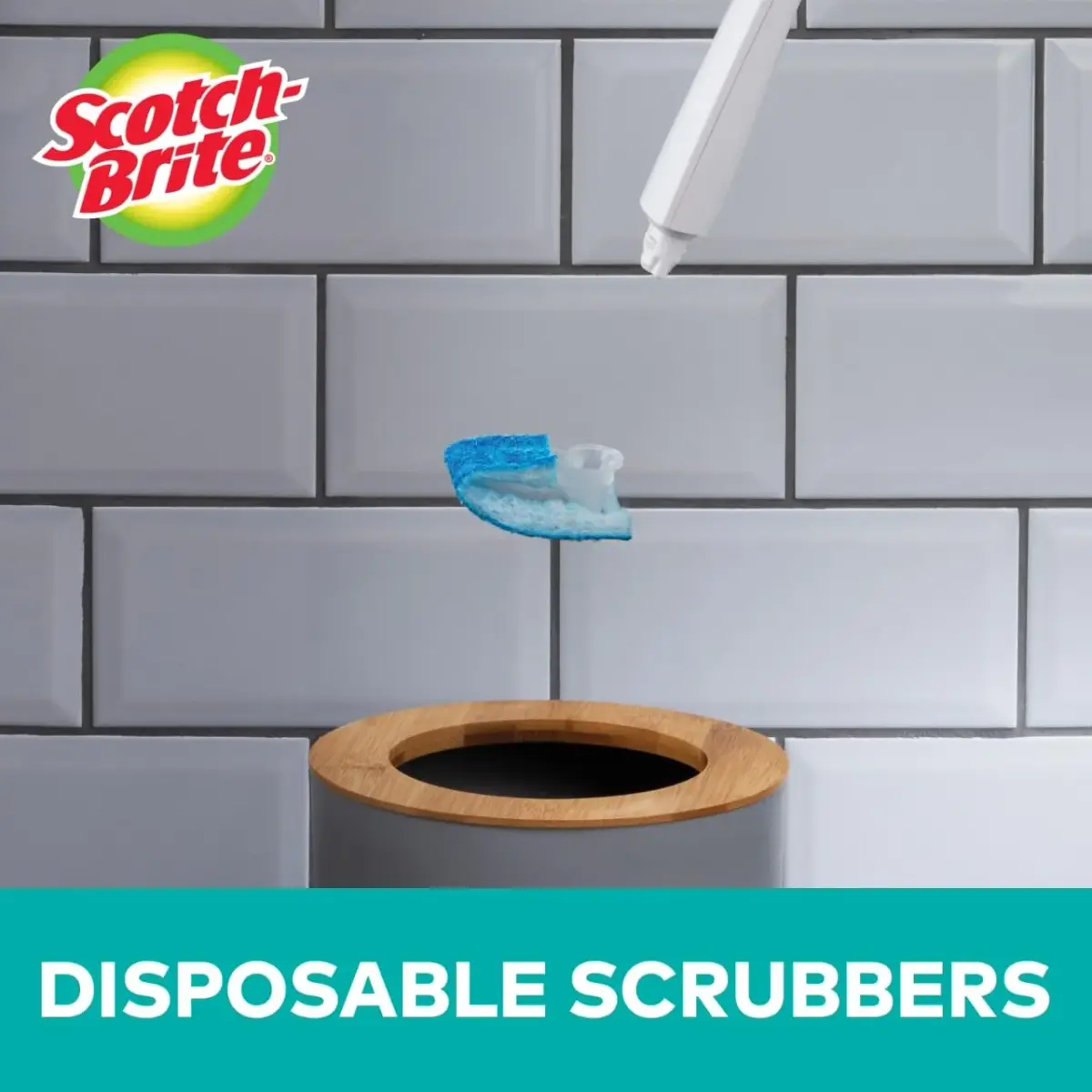 Scotch-Brite Disposable Toilet Scrubber Refills, 10 Count (Pack of 1) | Bleach-Free Cleaner for Rust & Hard Water Stains - view 5