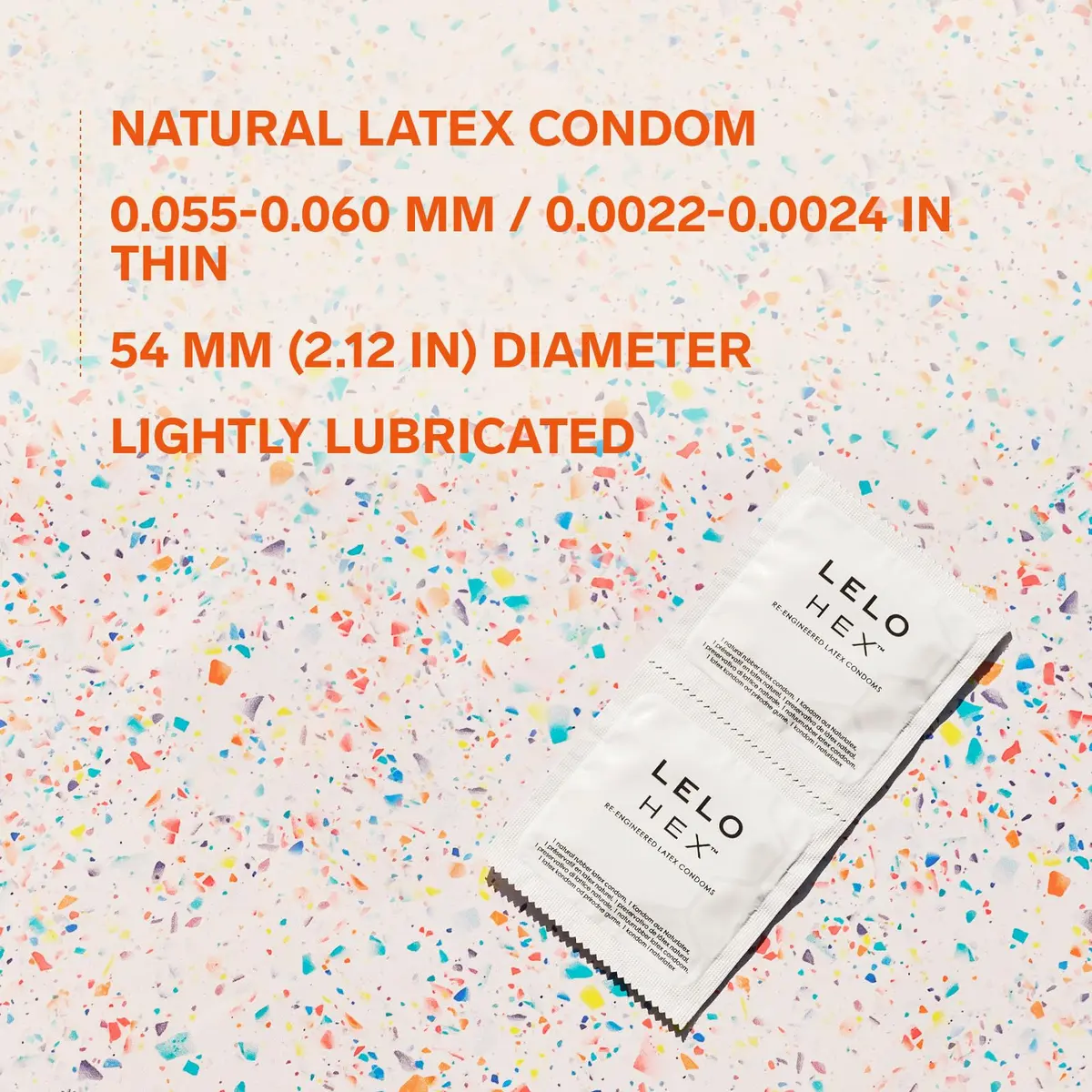 LELO HEX Original Ultra Thin Condoms 36 Pack | Increased Strength, 54mm Nominal Width - view 4
