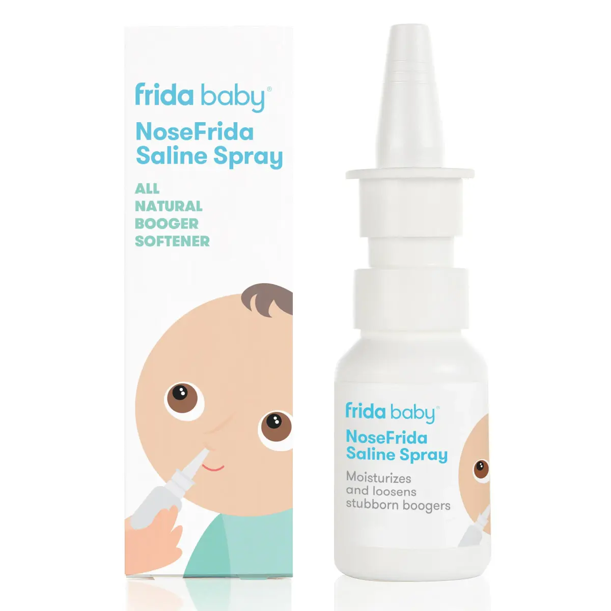 Frida Baby NoseFrida Saline Mist Spray 20ml (0.68 Fl Oz) | Gentle Nasal Congestion Relief for Infants - main product image