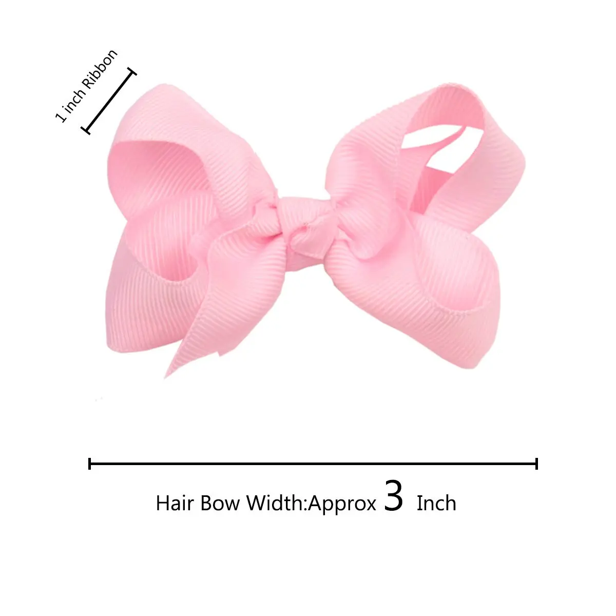 CÉLLOT 3 inch Hair Bows for Girls | Grosgrain Ribbon Toddler Hair Accessories with Alligator Clips (40 pcs, Multicolor) - view 9
