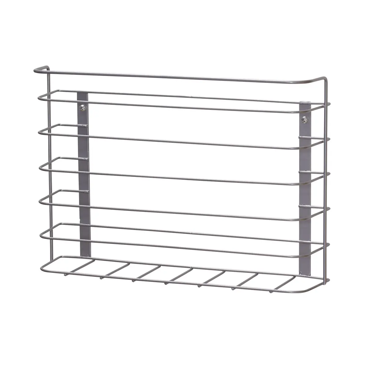 Household Essentials Tall Door Mount Cabinet Organizer with Steel Wire Frame in Nickel Powder Finish, Silver | Versatile Storage Solution (70-120c) - main product image