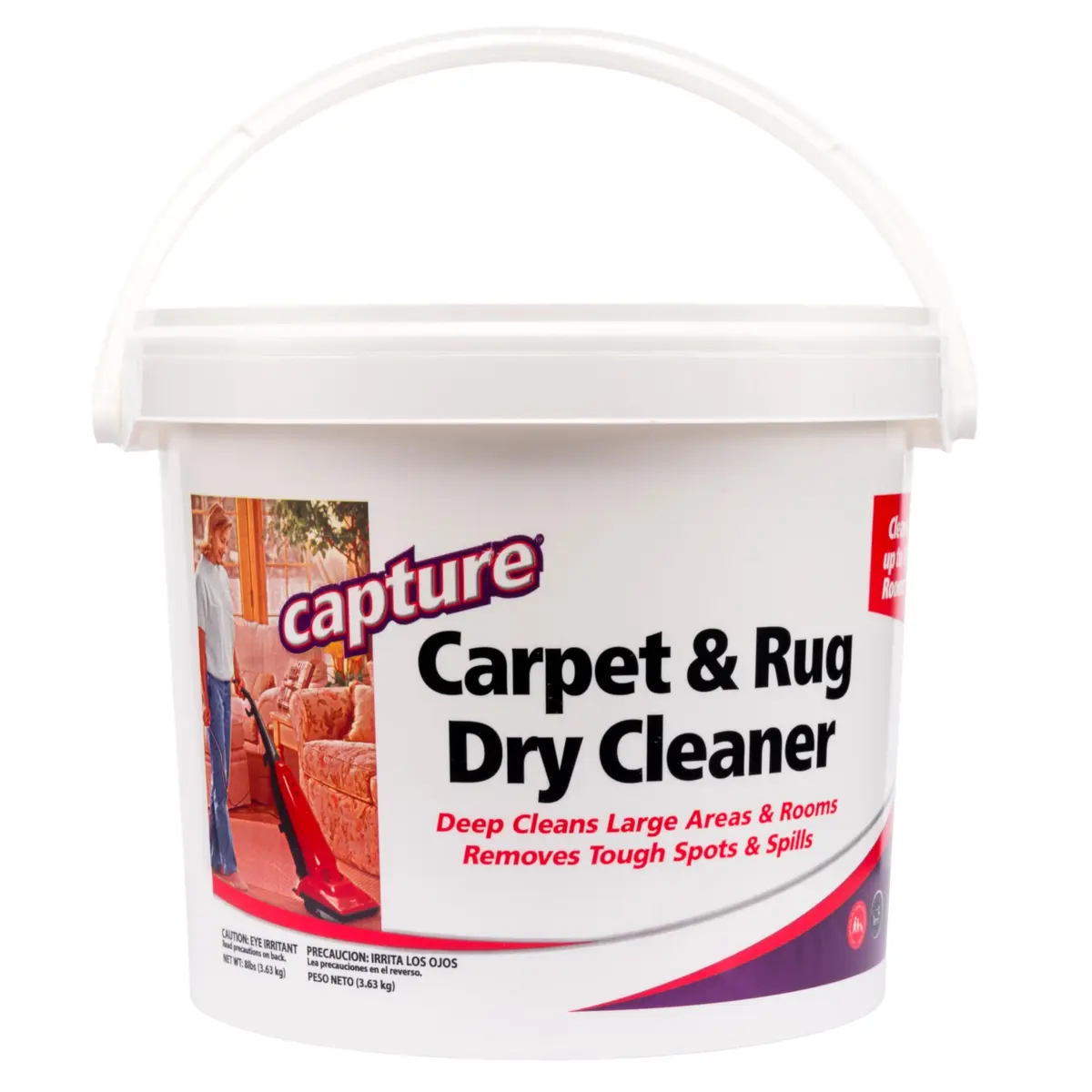 Capture Carpet & Rug Dry Cleaner Powder 3.63 kg (8 lb) | Absorbent Deep Cleaning for Carpets and Upholstery - main product image