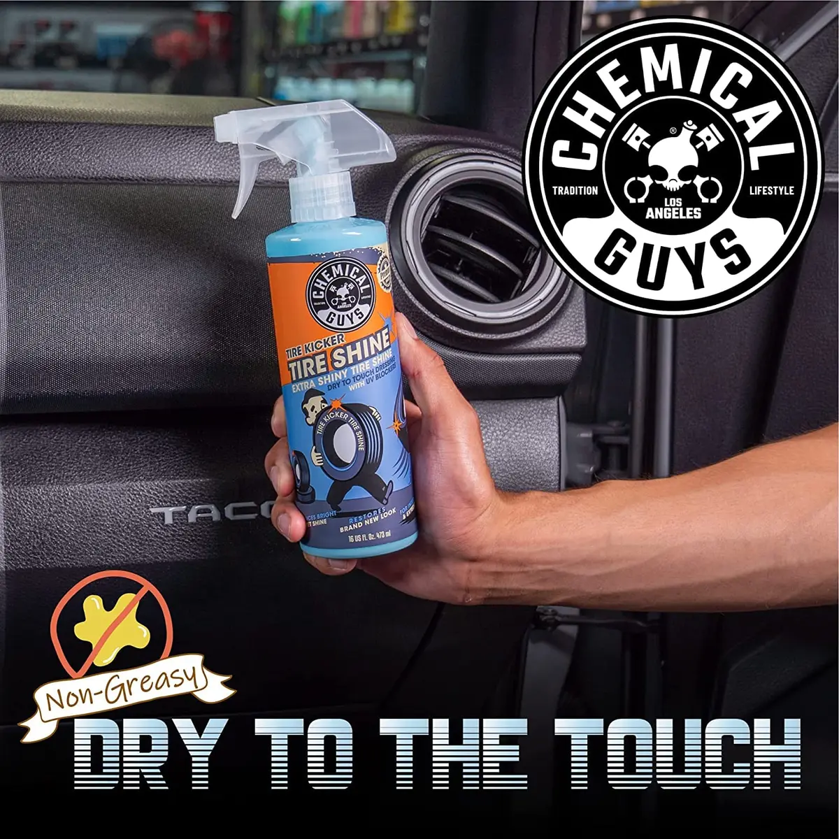 Chemical Guys Tire Kicker Extra Glossy Tire Shine Spray 473ml (16 Fl Oz) | Restores Deep Wet Look & Protects Trim - view 5