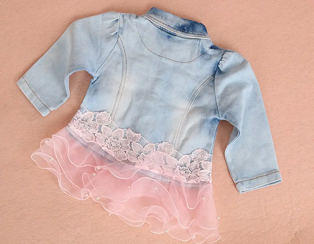 Yao Baby Girls Denim Clothing Sets 3 Pieces | Cotton & Polyester, Comfortable & Stylish (70-120 chars) - view 4