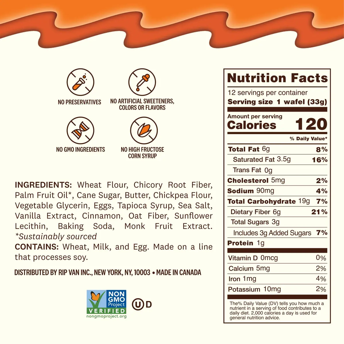 Rip Van Wafels Dutch Caramel & Vanilla Stroopwafels | Low Sugar, Keto Friendly, 12 Count - view 5