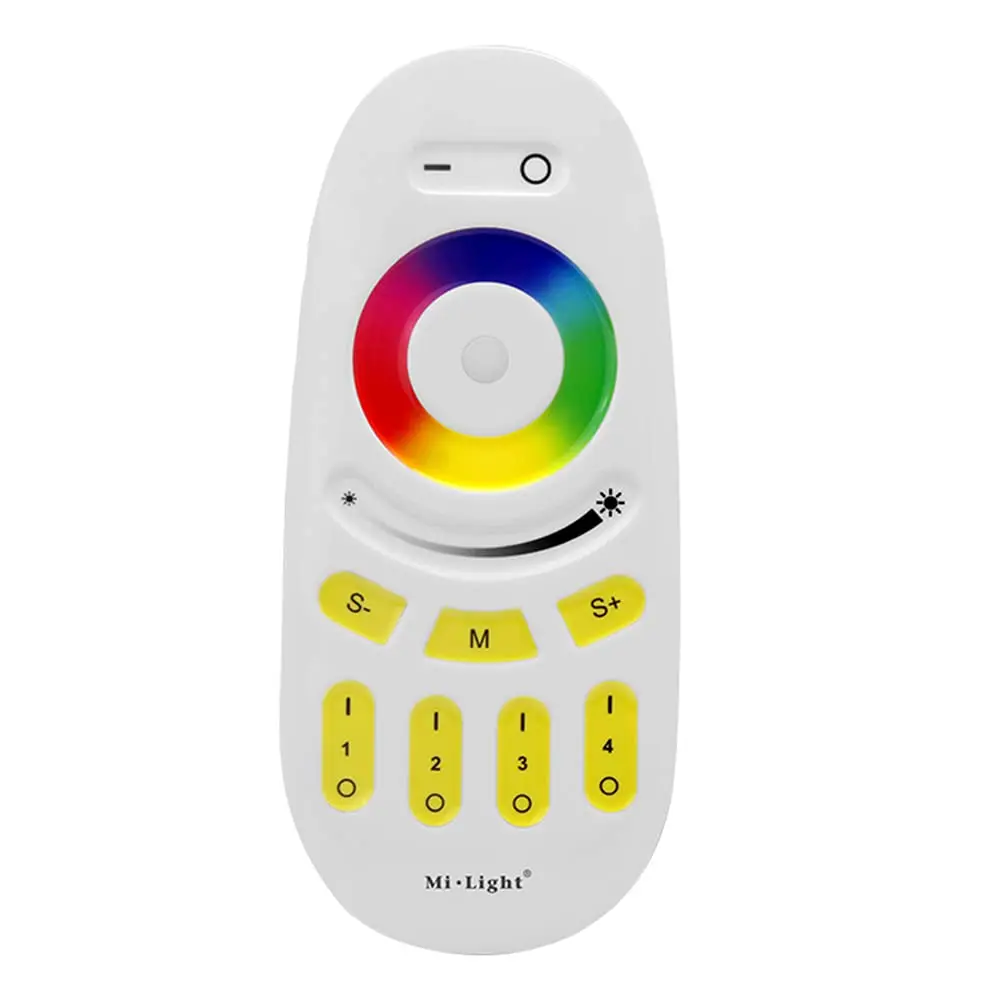 LGIDTECH FUT096 Mi.Light RGBW 4-Zone RF Remote Control | Full Touch LED Controller (Battery Excluded) - main product image