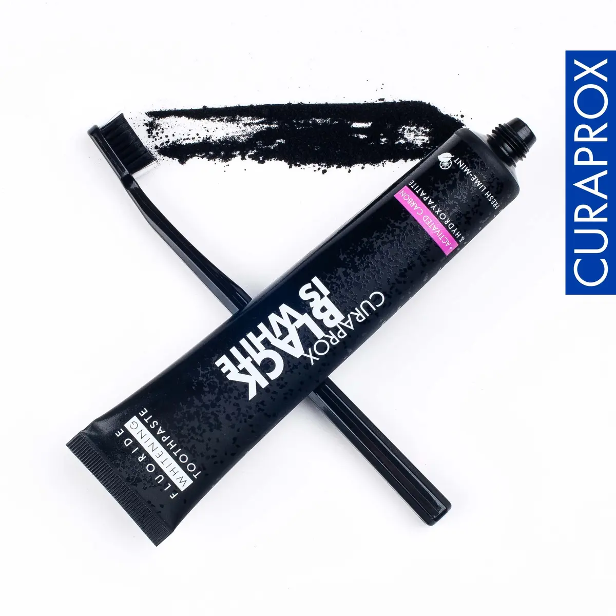 Curaprox Black is White Duo Toothbrushes | 5460 Curen Filaments, Whitening-Friendly - view 5