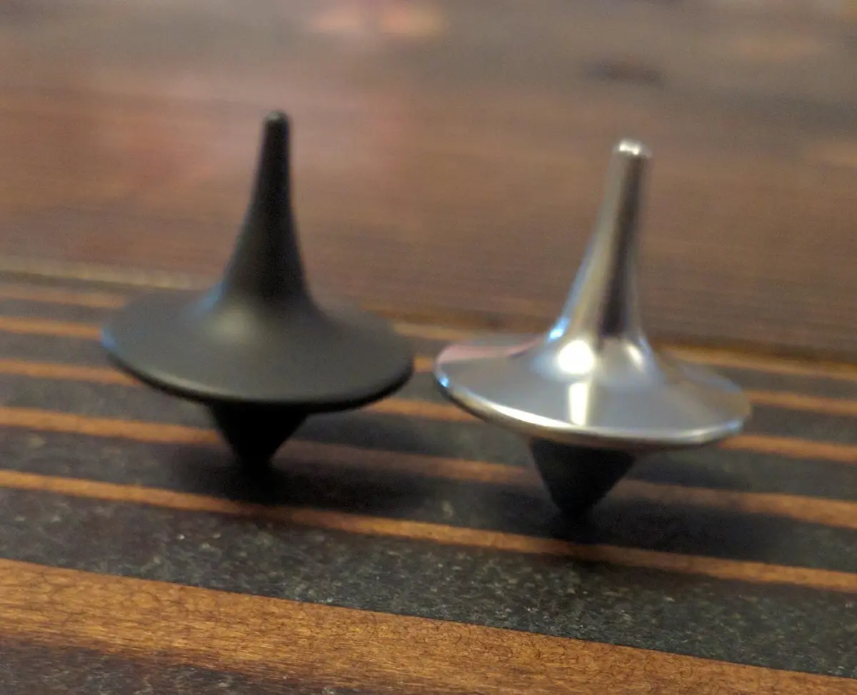 ShadowSpin Dark Precision Machined Spinning Top 303 Stainless Steel | Vintage Antique Look (70-120 chars) - view 6