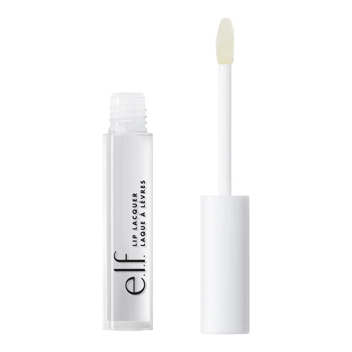 e.l.f. Lip Lacquer, Clear | High-Shine, Nourishing Lip Gloss for Soft, Hydrated Lips - main product image