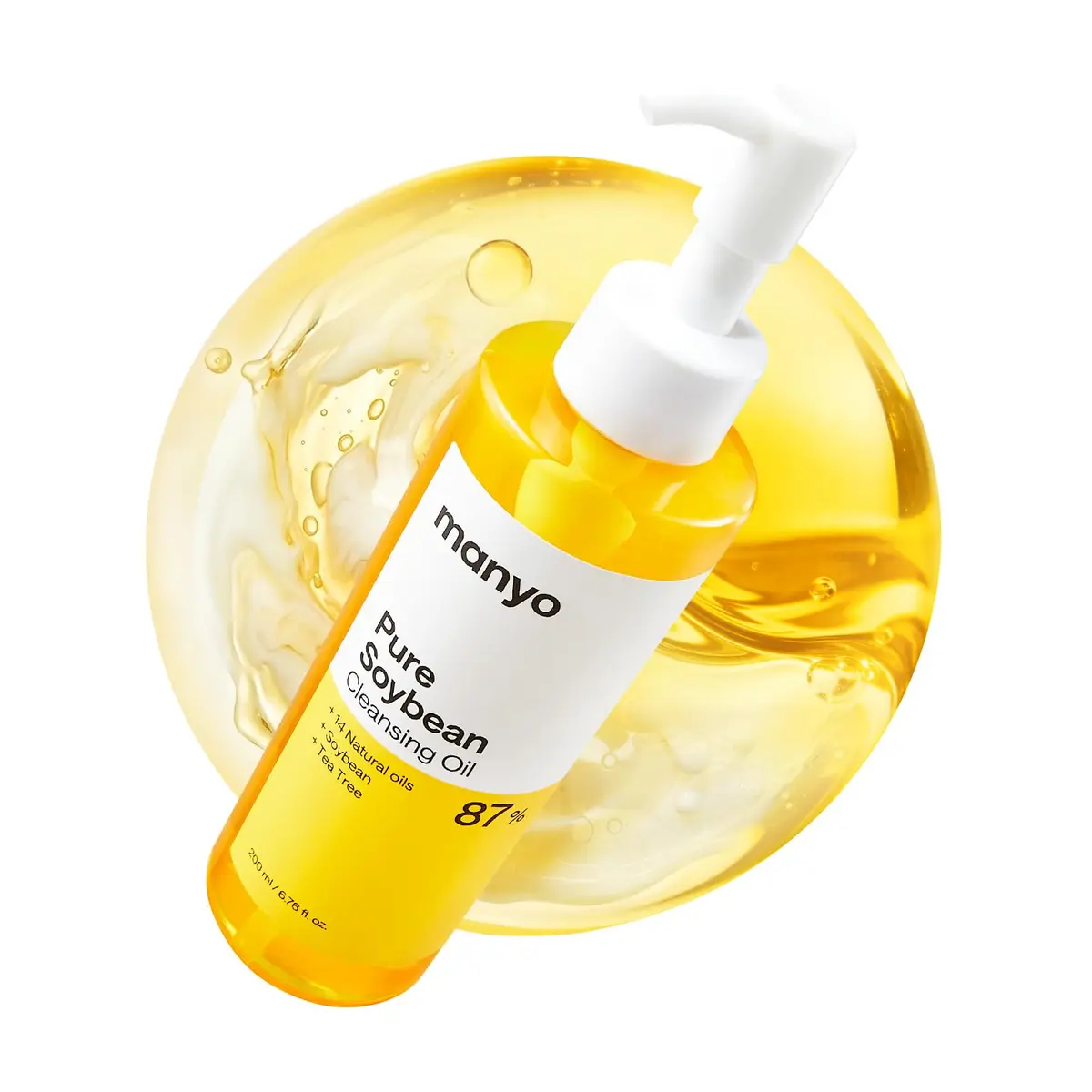 MANYO Pure Cleansing Oil 200ml (6.76 fl oz) | Deep Pore Cleanser for All Skin Types - main product image