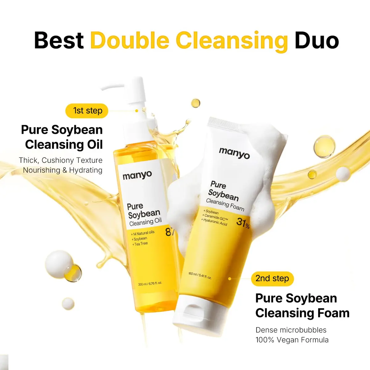 MANYO Pure Cleansing Oil 200ml (6.76 fl oz) | Deep Pore Cleanser for All Skin Types - view 7