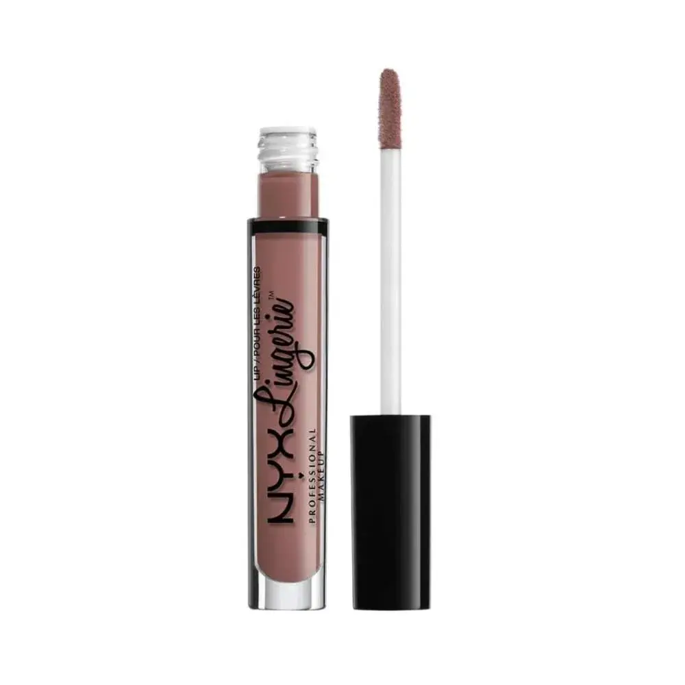 NYX PROFESSIONAL MAKEUP Lip Lingerie Matte Liquid Lipstick - Bustier (Dusty Mauve), 3.4ml - main product image