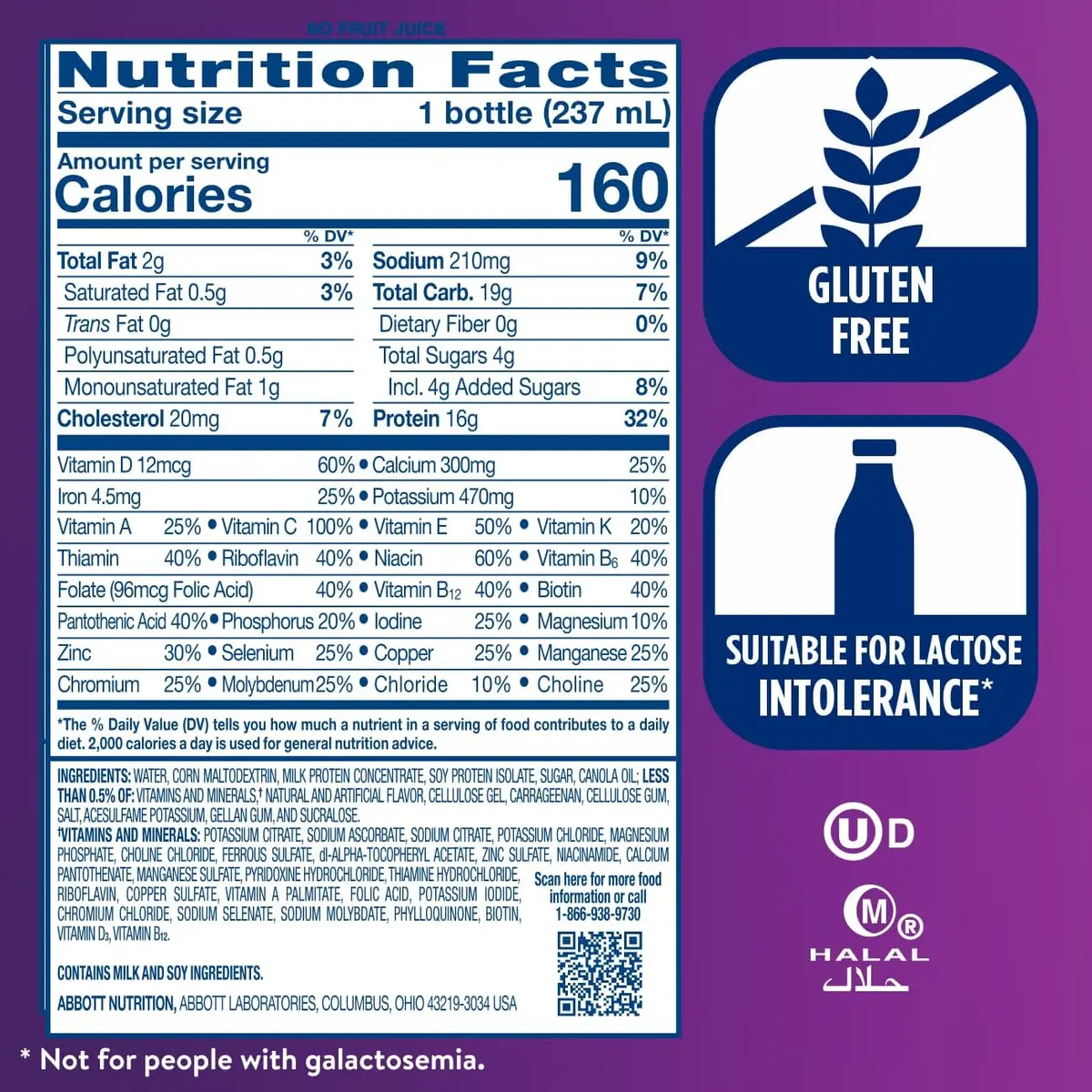 Ensure High Protein Strawberry Nutrition Shake, Ready to Drink, 16g Protein and 27 Vitamins and Minerals, 8 fl oz, 24 Pack - view 7