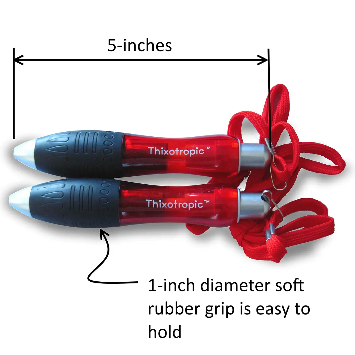 Thixotropic HEAVY Super Big Fat Weighted Pen Twin Pack | 25.4mm (1") Diameter, 99g (3.5oz) Weight - view 2