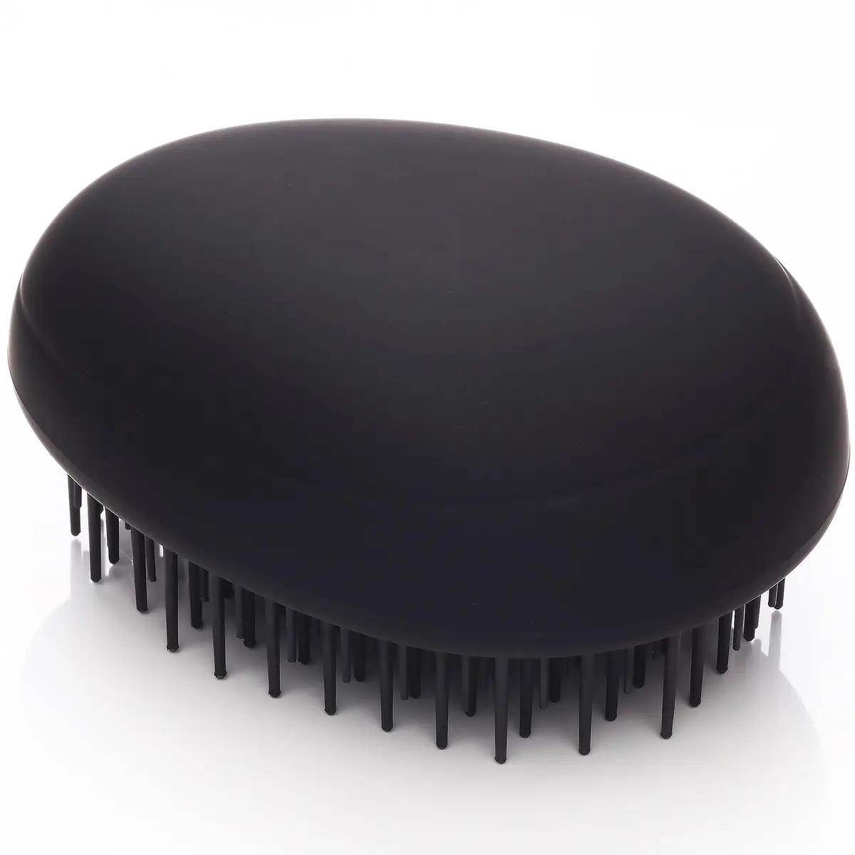 Kent PMB Black Pebble Scalp Massager Shampoo Brush, Travel Size Detangling Brush - Scalp Scrubber for Dandruff and Kids, Hair Brush for Detangler - Shower Hairbrush for Tangles - main product image