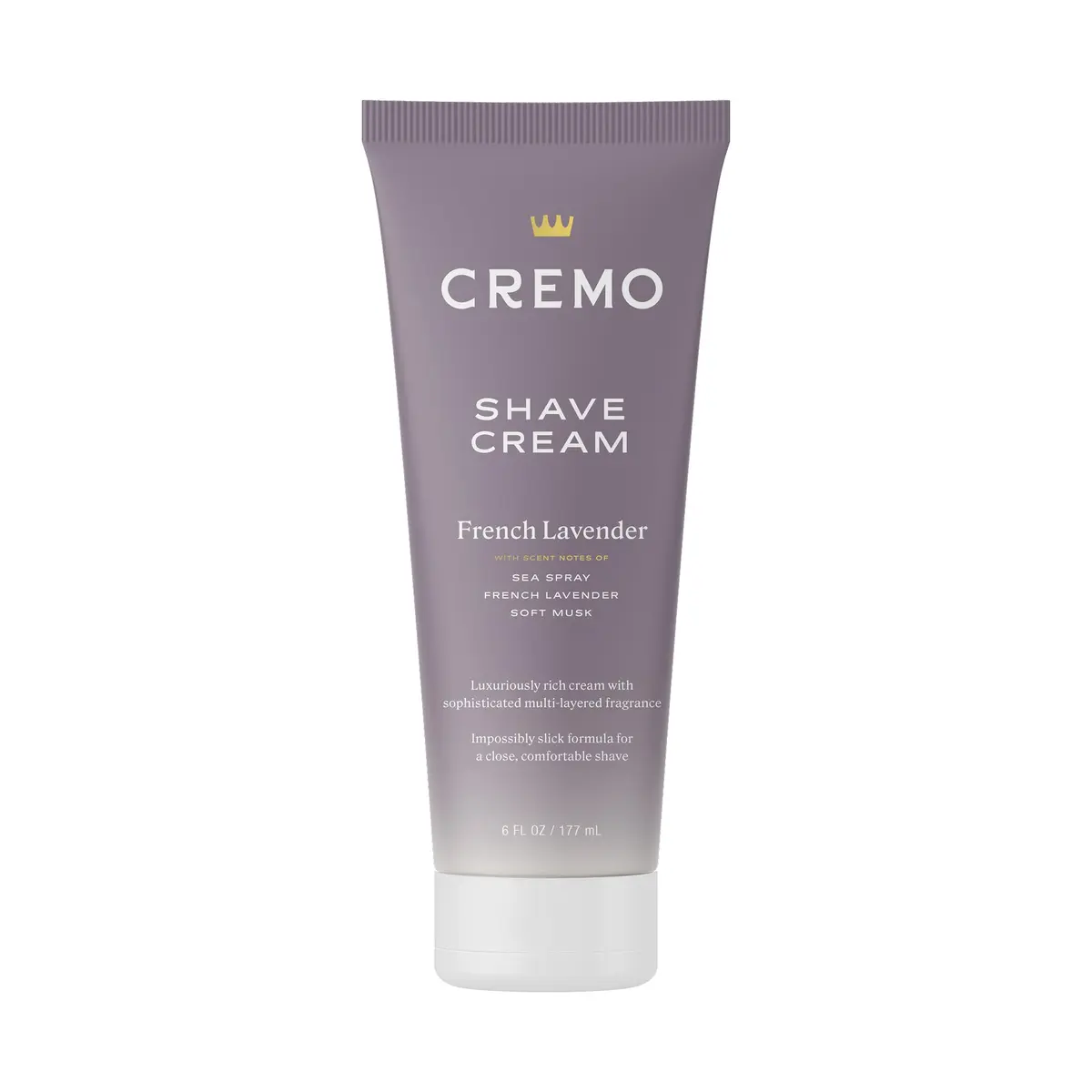 Cremo Shaving Cream for Women, French Lavender, 6 Fl Oz | Silky, Irritation-Free Shave - main product image