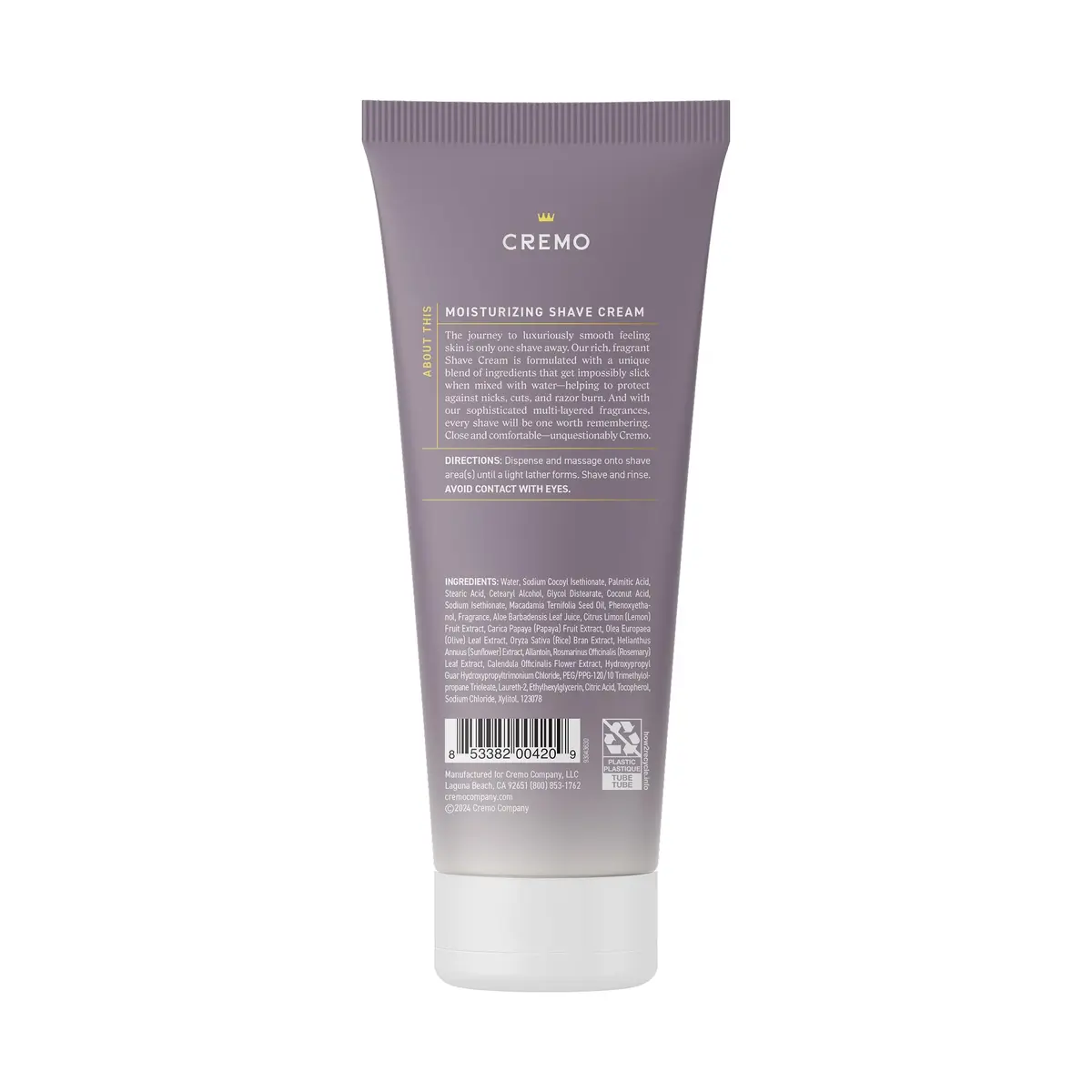 Cremo Shaving Cream for Women, French Lavender, 6 Fl Oz | Silky, Irritation-Free Shave - view 3