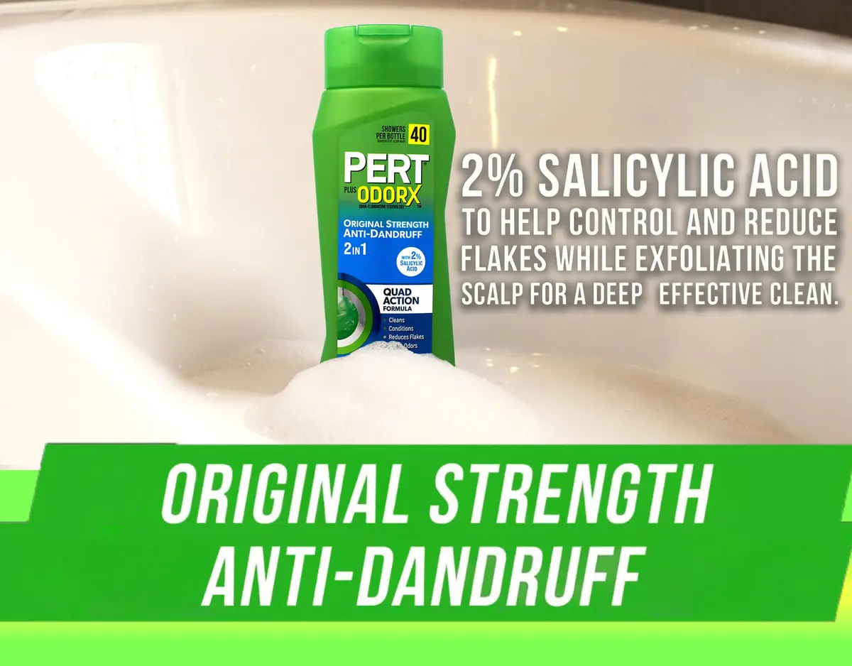 Pert 2 IN 1 Shampoo and Conditioner 13.5 Fl Oz Pack of 6 | Anti-Dandruff, Classic Clean - view 8