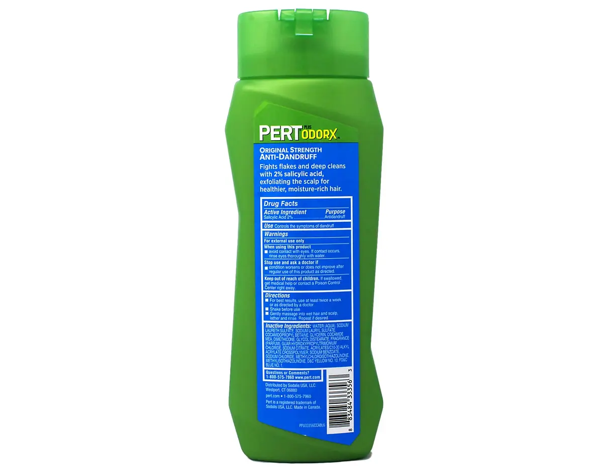Pert 2 IN 1 Shampoo and Conditioner 13.5 Fl Oz Pack of 6 | Anti-Dandruff, Classic Clean - view 3