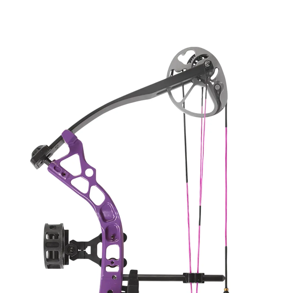 Diamond Archery Youth Atomic Bow Fully Adjustable 12-24" | 6-29 LBS Draw, 191 FPS, Left Hand, Black - view 5