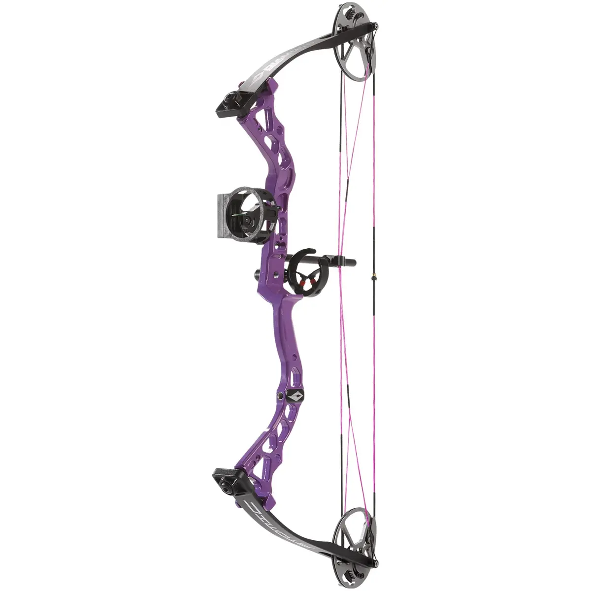 Diamond Archery Youth Atomic Bow Fully Adjustable 12-24" | 6-29 LBS Draw, 191 FPS, Left Hand, Black - view 2