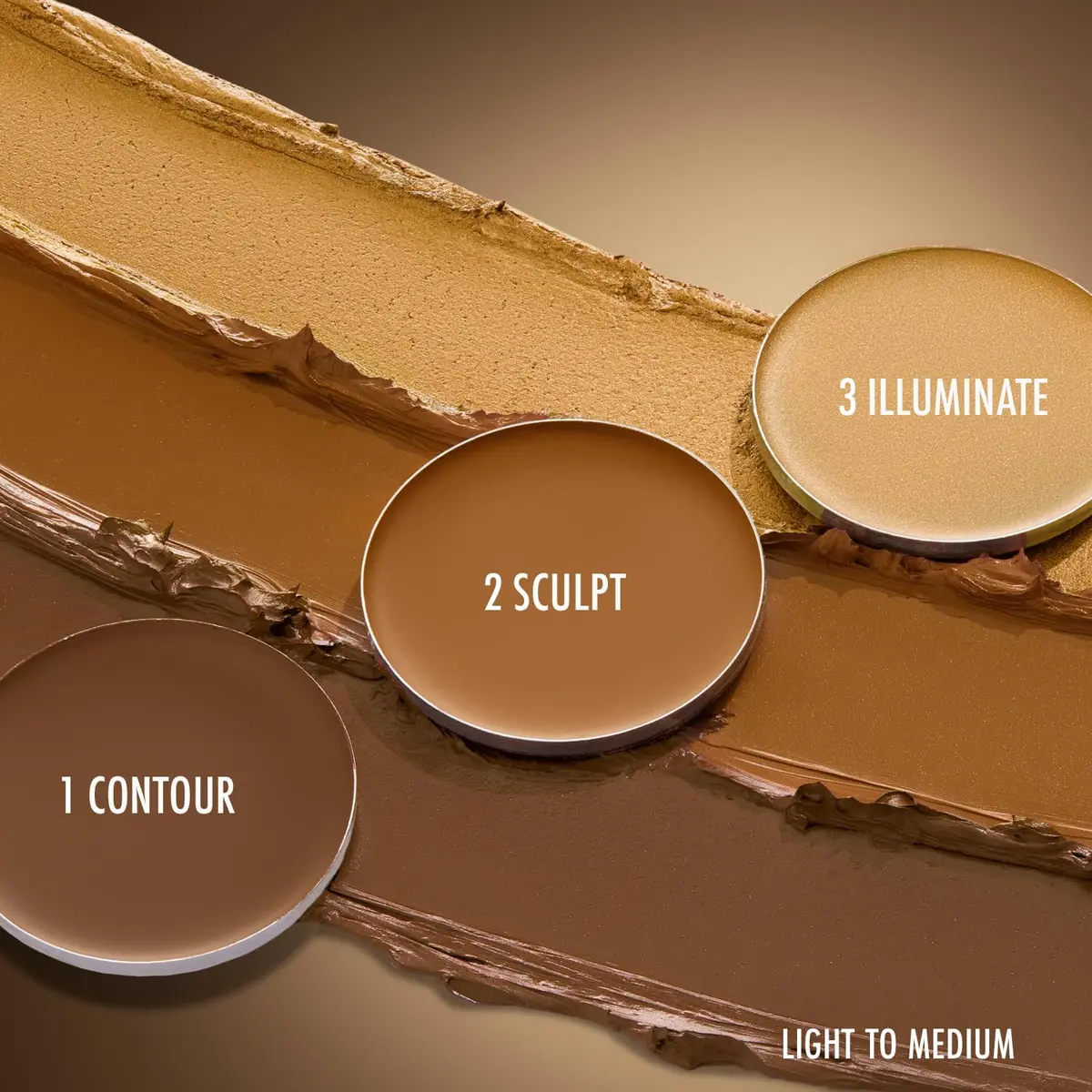 Black Radiance True Complexion Crème Contour Palette Light to Medium | Defines, Sculpts, Highlights - view 3