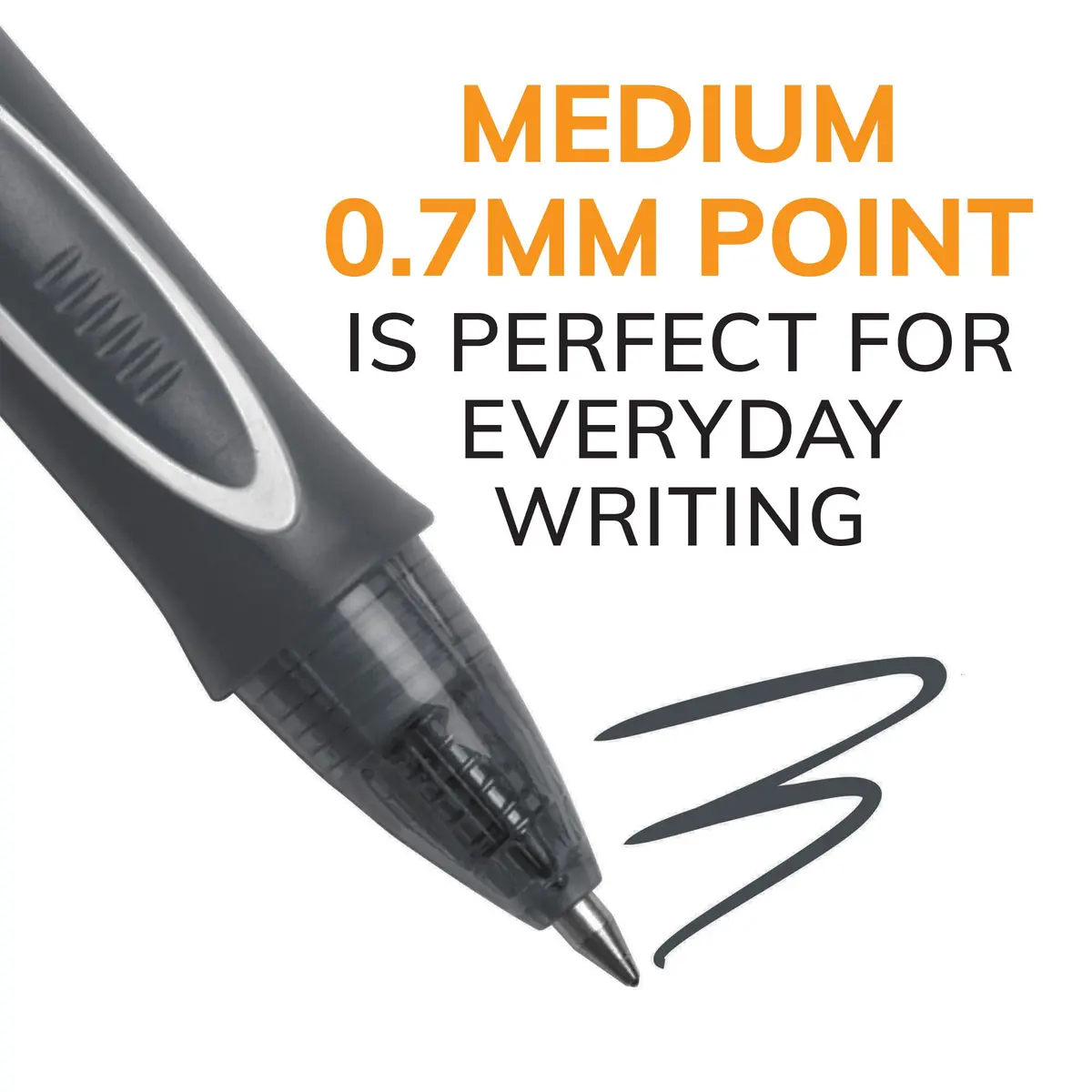 BIC Gel-ocity Quick Dry Fashion Retractable Gel Pens, Medium Point (0.7mm), 4-Count Set | Smooth Ink Flow - view 2