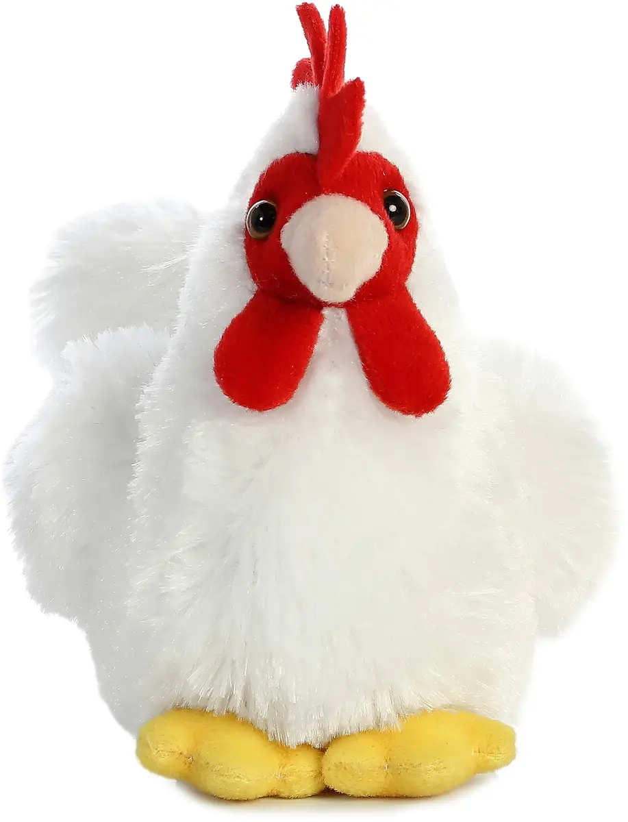 Aurora Mini Flopsie Chicken Plush Toy 10 cm (4") | Soft & Adorable Stuffed Animal - view 2