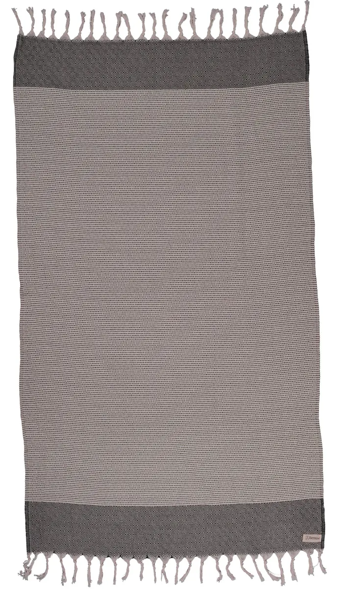 Bersuse 100% Cotton Hierapolis XL Throw Blanket for Couch - Lightweight Durable, Sensitive Skin Friendly, 60x95 Inches, Black - view 6