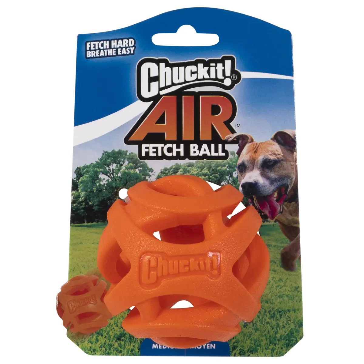Chuckit! Air Fetch Dog Ball, Medium 2.5in | Breathable, Floating, Treat-Dispenser - main product image