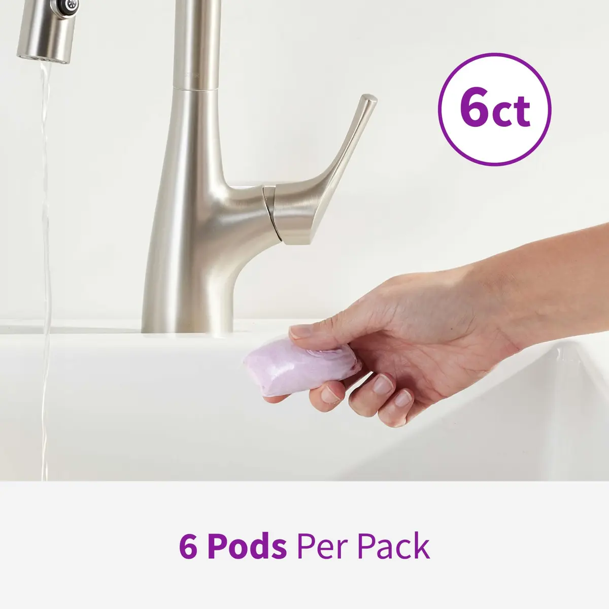 Rejuvenate Disposal Cleaner Pods 6 Count Lavender Scented | Bio-Enzymatic Formula for Pipes & Odor Control - view 3