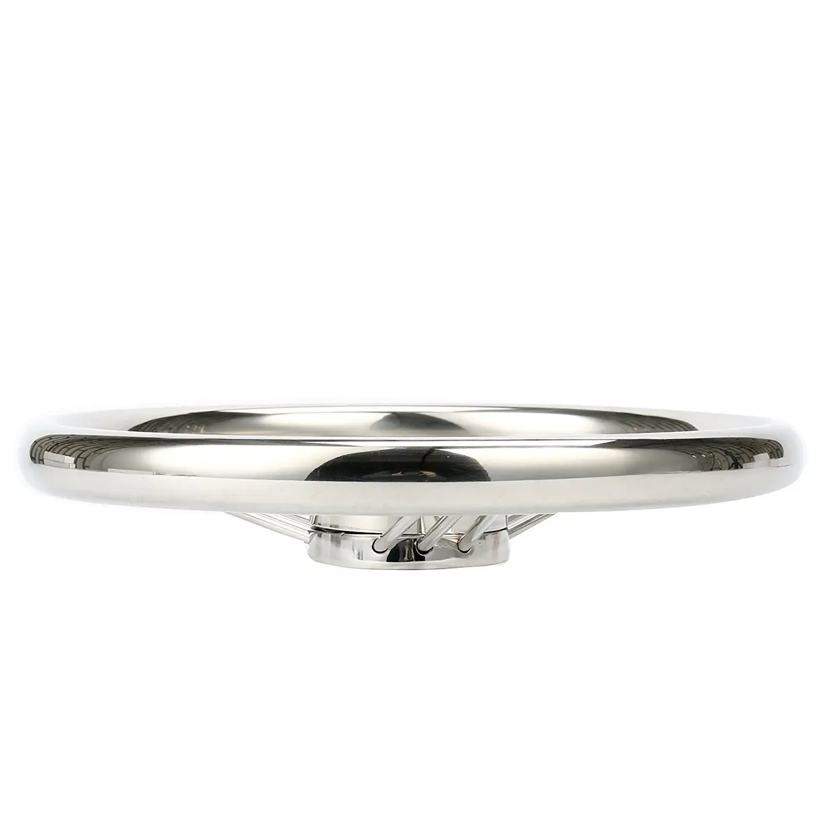 Amarine Made 13.5 Inch 9 Spoke Stainless Boat Steering Wheel - 10 Degree - 9500S380 | Polished stainless steel, universal fit - view 7