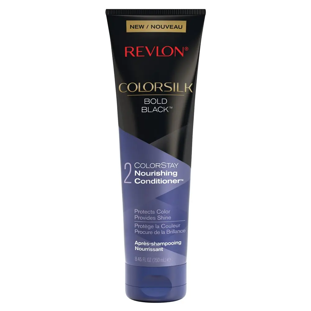 Revlon Colorsilk Care Conditioner, Black, 8.45 Fl Oz | Protects color & provides shine - main product image