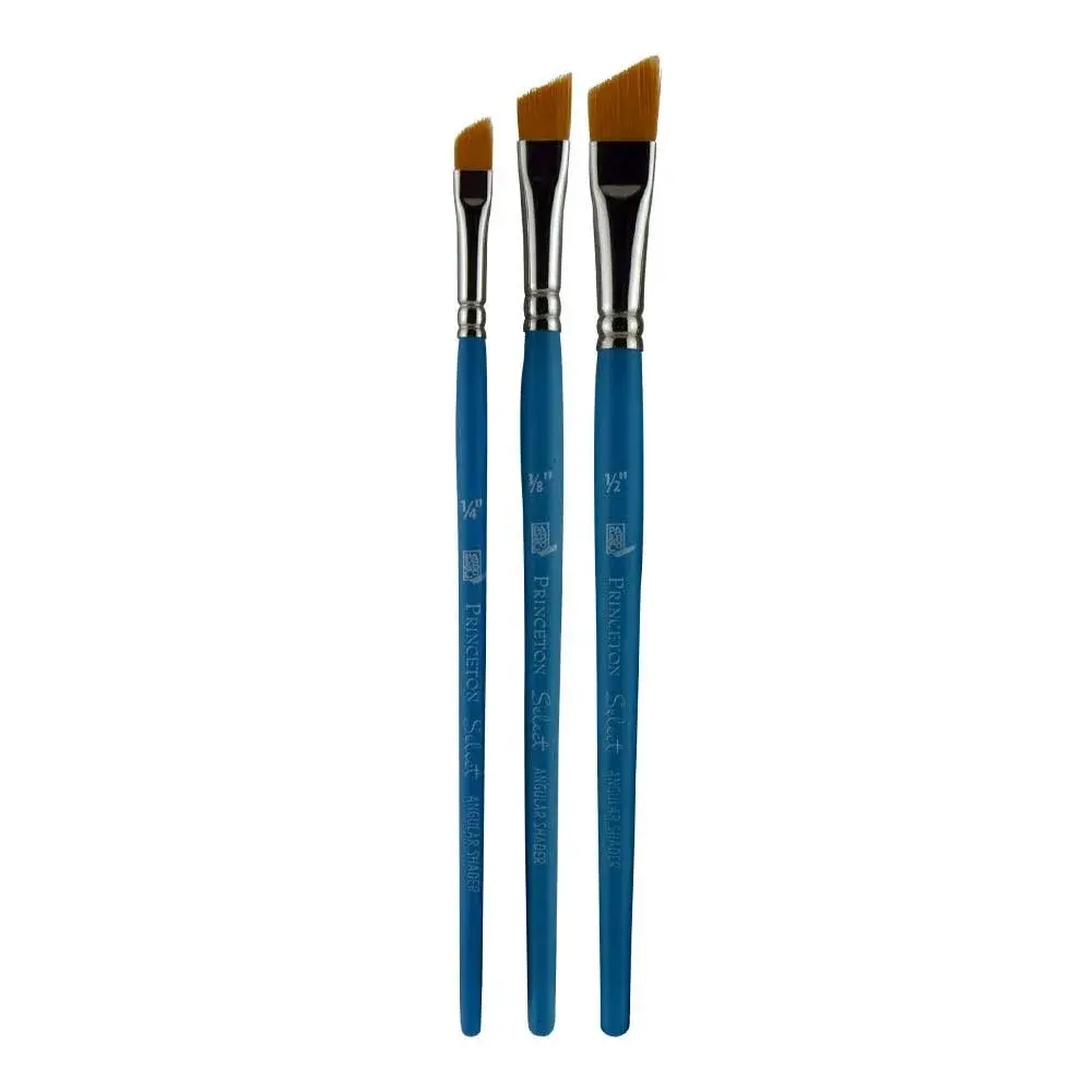 Princeton Select Artiste Brush Set No. 12, Synthetic, 3 Piece | Artist Quality for Acrylic, Oil & Watercolor - view 2