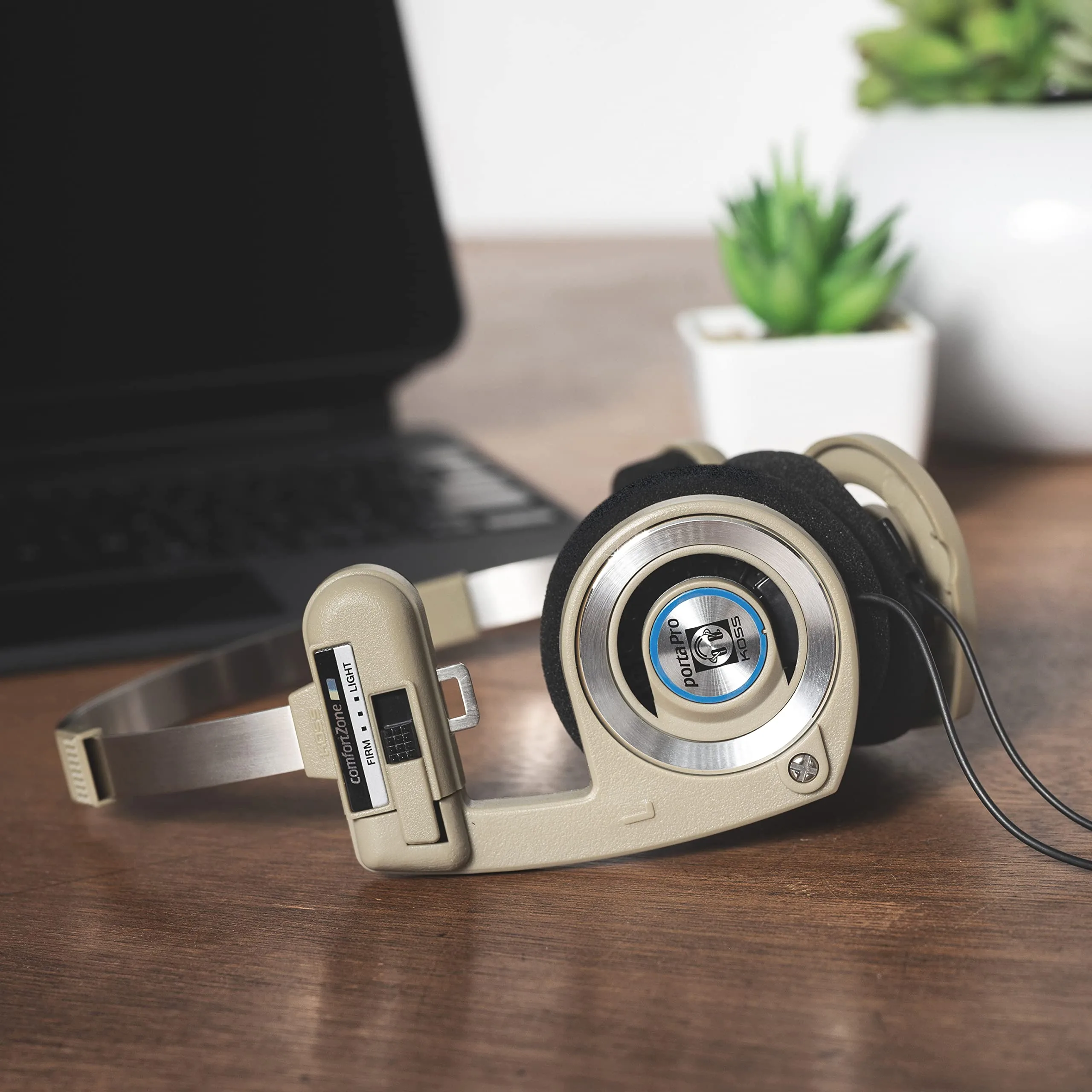 Koss Porta Pro Rhythm Beige Headphones | USA Import, Inline Mic