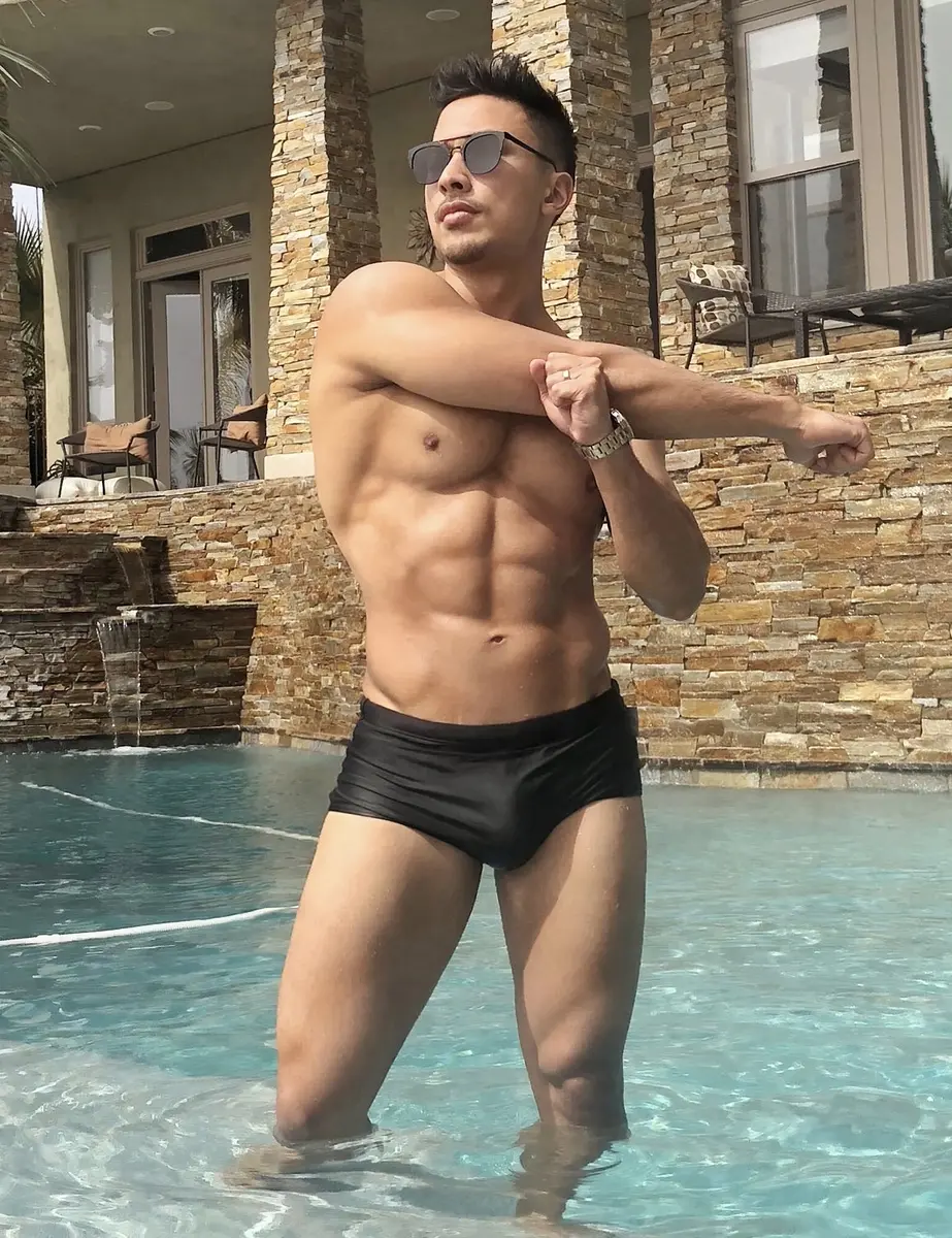 Taddlee Men's Swimwear Sexy Swim Briefs Bikini Board Surf Shorts Boxer Swimsuits (M,Black) | Comfortable Fit & High-Quality Material - view 3