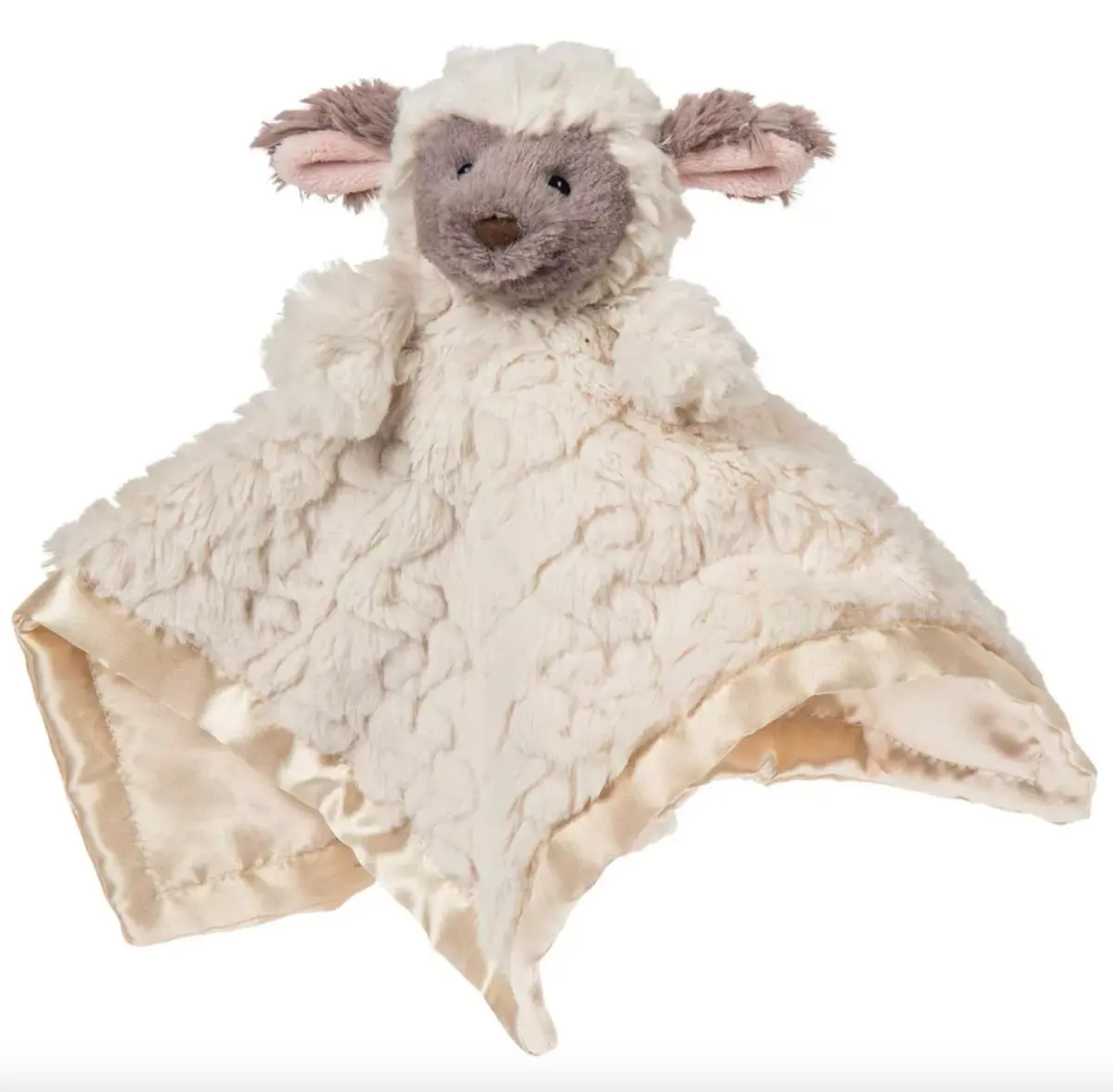 Mary Meyer Putty Nursery Lamb Character Blanket 33cm (13") | Soft Toy Lovey with Satin Lining - main product image