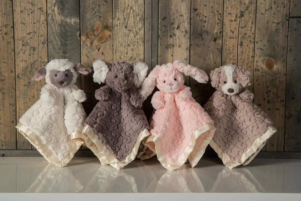 Mary Meyer Putty Nursery Lamb Character Blanket 33cm (13") | Soft Toy Lovey with Satin Lining - view 3