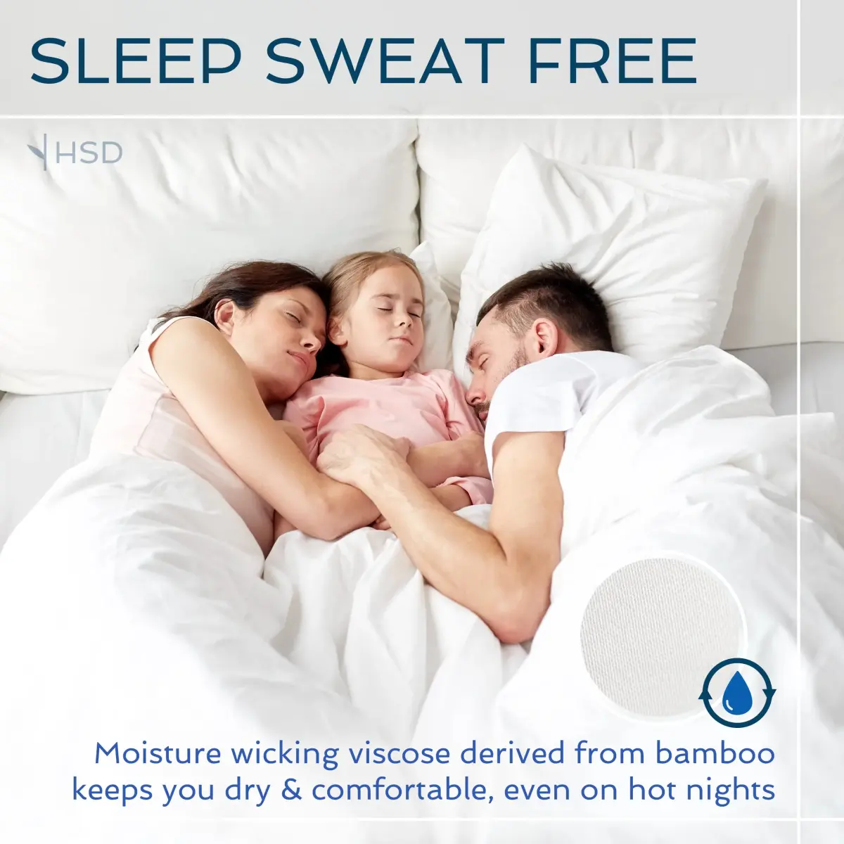 Hotel Sheets Direct White 3 Piece Bamboo Viscose Sheet Set Twin Size | OEKO-TEX Certified Cooling & Breathable Luxury Bedding - view 5