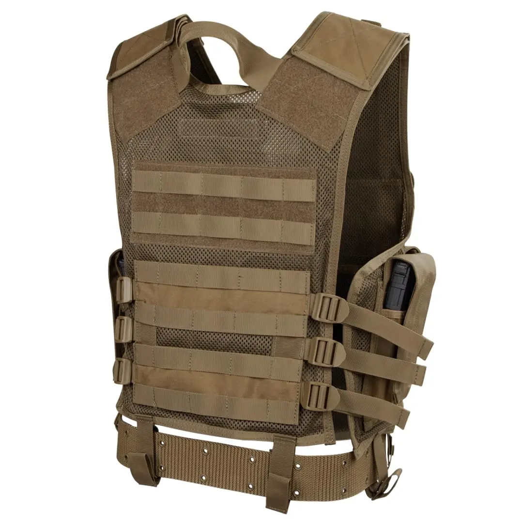 Condor Tactical Vest Coyote Brown | Adjustable, Breathable & Modular for Military & Outdoor Use - view 3