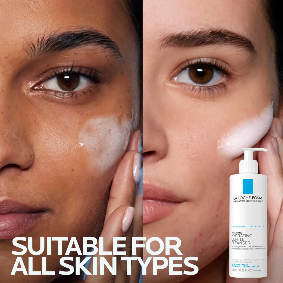 La Roche-Posay Toleriane Hydrating Gentle Face Cleanser (400ml) | Daily Facial Cleanser for Sensitive Skin - view 5
