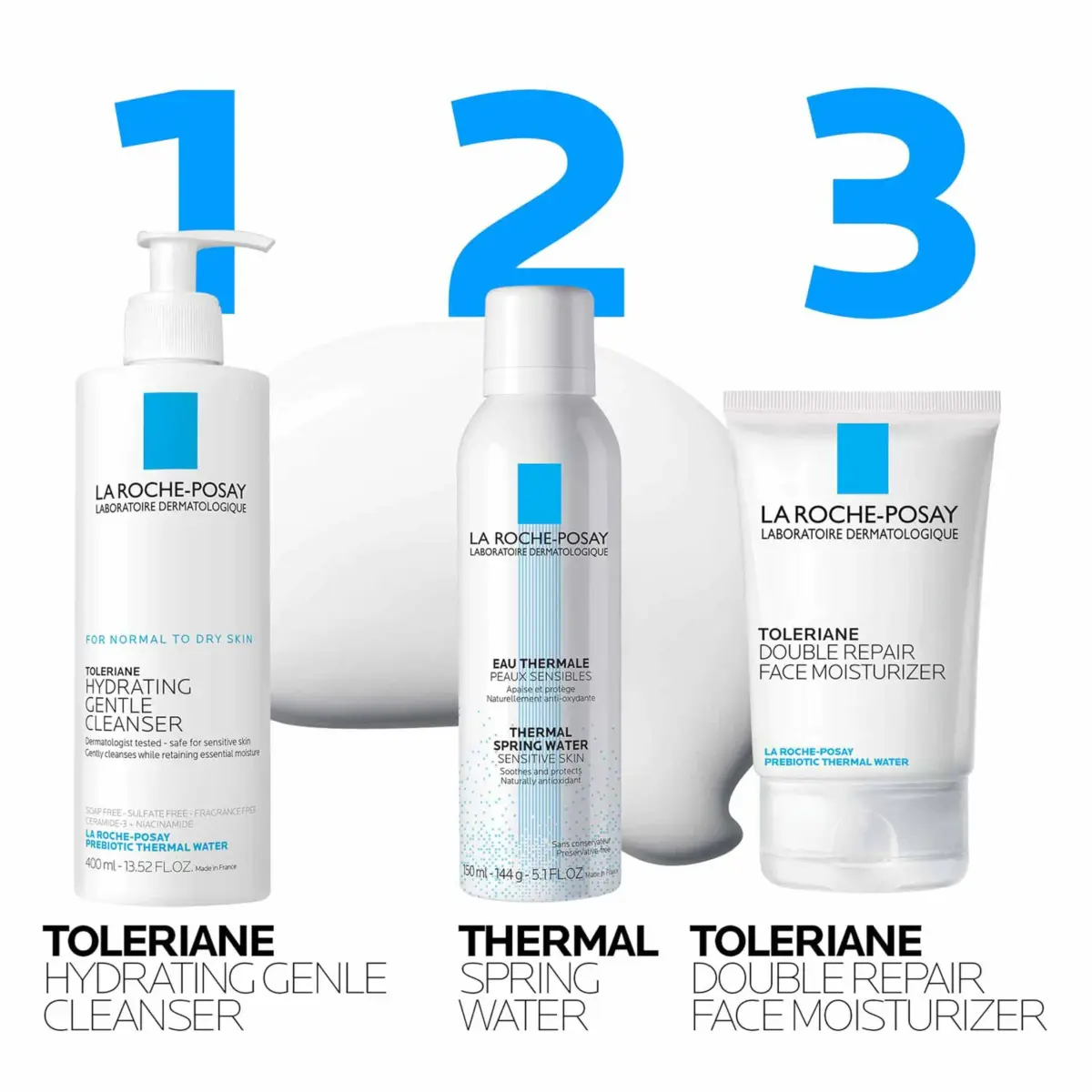La Roche-Posay Toleriane Hydrating Gentle Face Cleanser (400ml) | Daily Facial Cleanser for Sensitive Skin - view 9